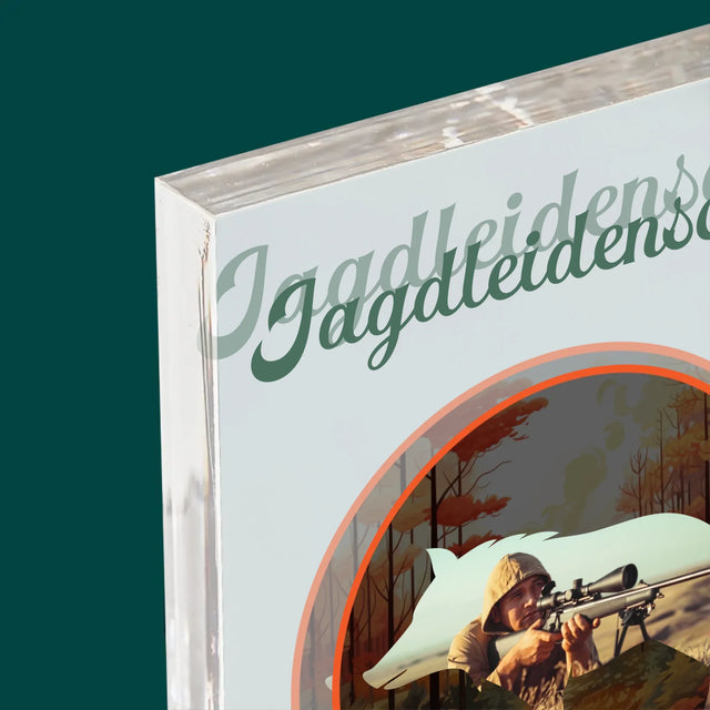 Foto Und Unterschrift: Jagdleidenschaft - Druck Auf Acrylglas