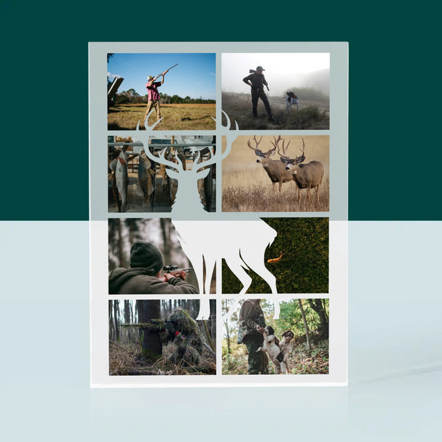 Fotocollage: Der Jäger - Druck Auf Acrylglas