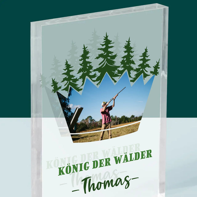 Form-Collage: König Der Wälder - Druck Auf Acrylglas