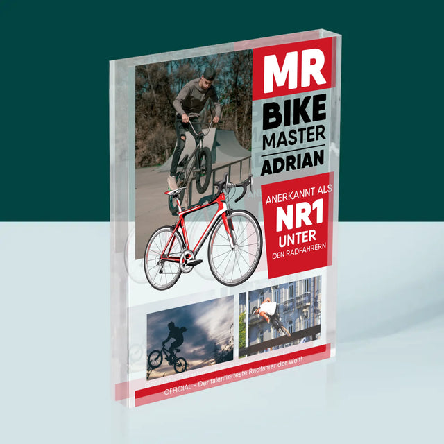 Magazin-Cover: Mr Bike Master - Druck Auf Acrylglas