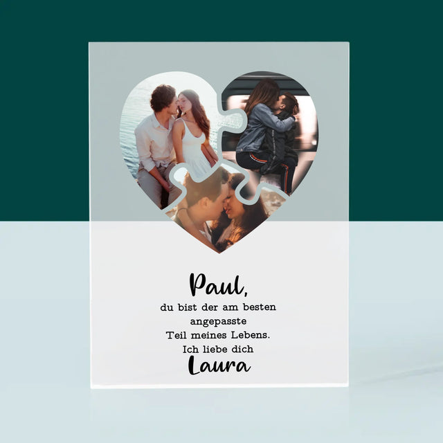 Fotocollage: Valentinstag-Puzzle - Druck Auf Acrylglas