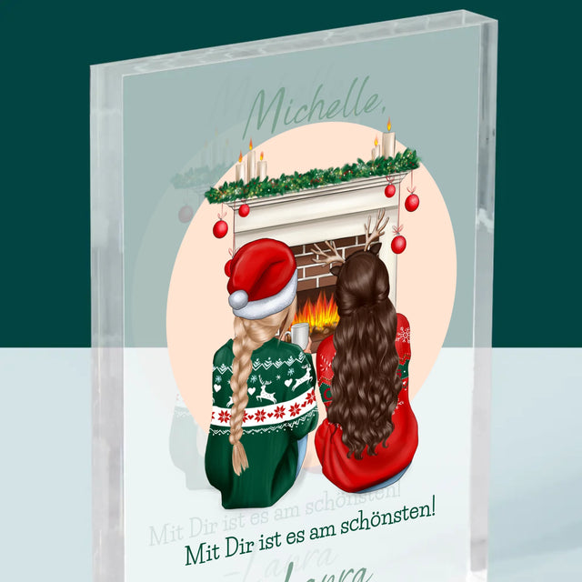 Avatar Creator: Beste Freundinnen Weihnachten - Druck Auf Acrylglas
