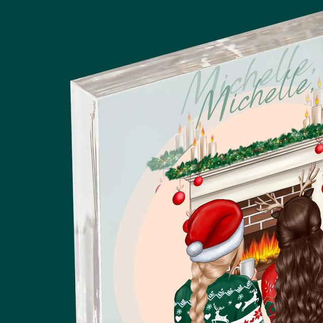 Avatar Creator: Beste Freundinnen Weihnachten - Druck Auf Acrylglas
