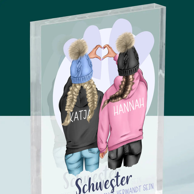 Avatar Creator: Winter Freundinnen - Druck Auf Acrylglas
