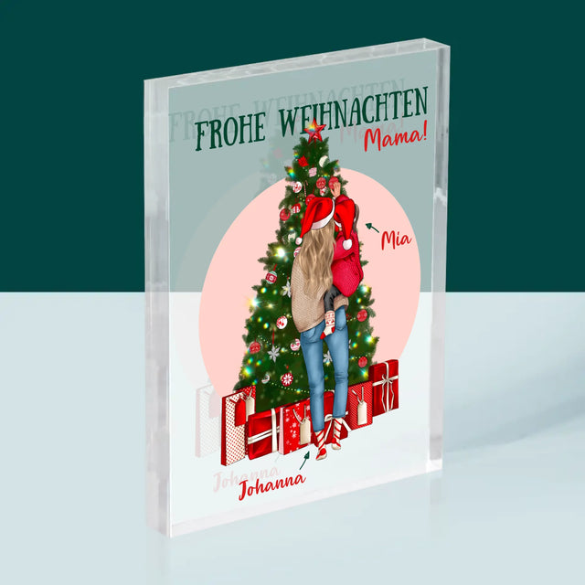 Avatar Creator: Frohe Weihnachten, Mama! - Druck Auf Acrylglas