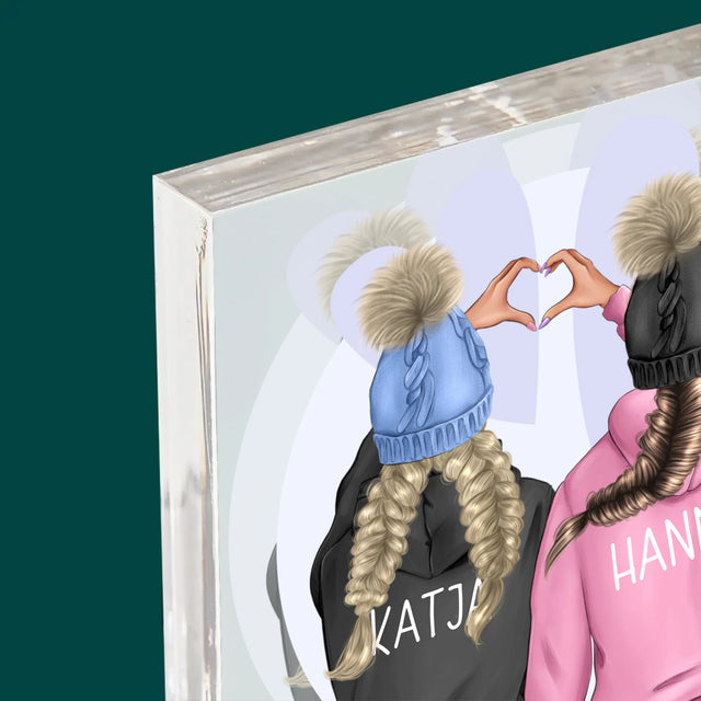 Avatar Creator: Winter Freundinnen - Druck Auf Acrylglas