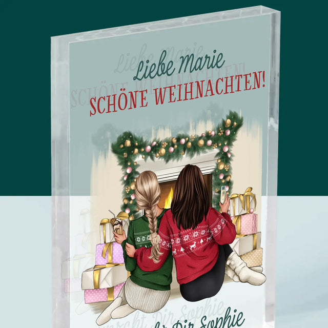 Avatar Creator: Weihnachten Freundinnen - Druck Auf Acrylglas