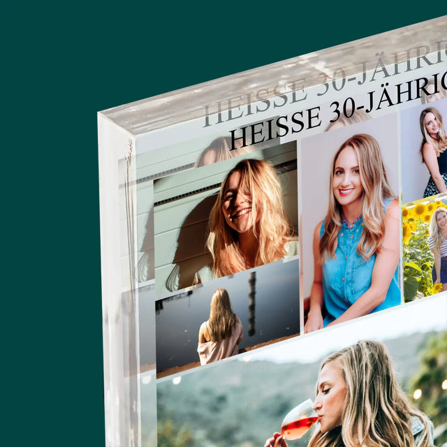 Fotocollage: Heiße 30-Jährige - Druck Auf Acrylglas