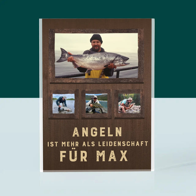 Fotocollage: Angeln - Druck Auf Acrylglas