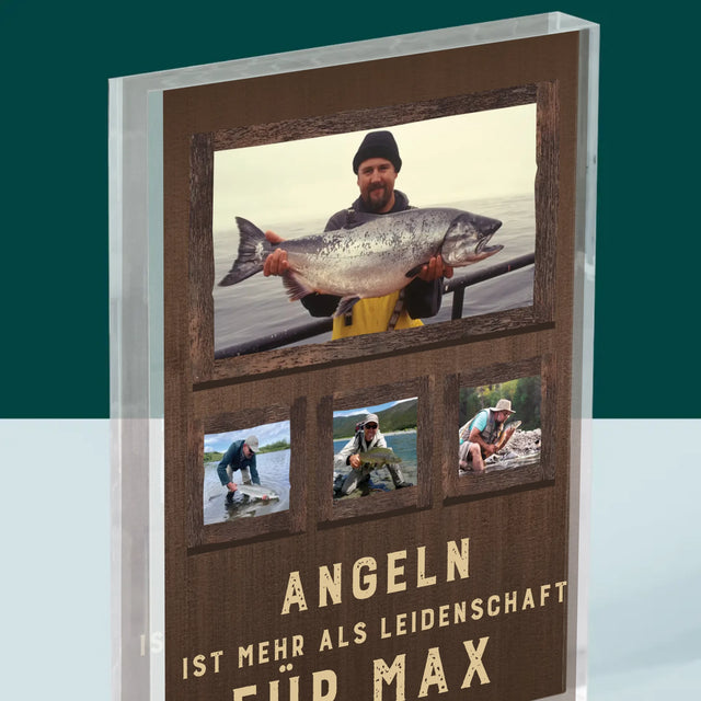 Fotocollage: Angeln - Druck Auf Acrylglas