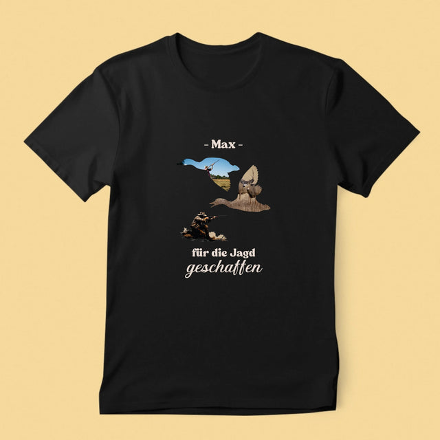 Form-Collage: Für Die Jagd Geschaffen - T-Shirt Für Herren