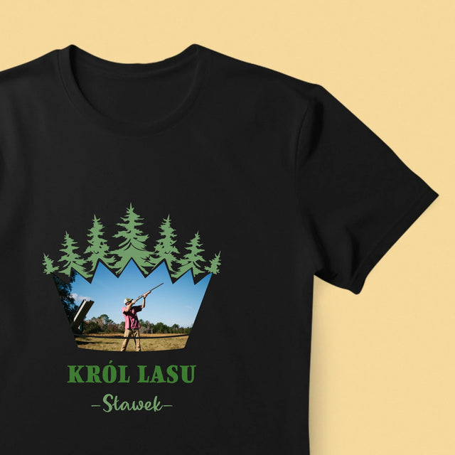 Form-Collage: König Der Wälder - T-Shirt Für Herren