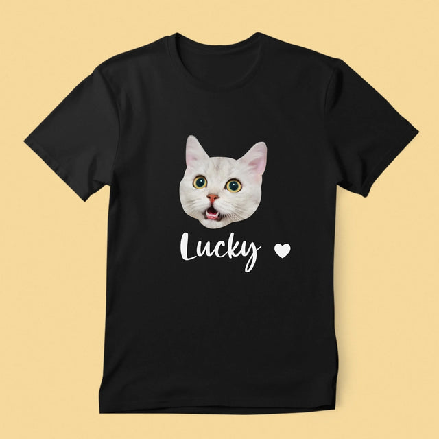 Ihr Avatar: Der Kopf Deines Kätzchens - T-Shirt Für Herren