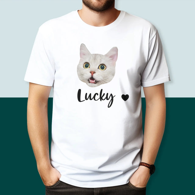 Ihr Avatar: Der Kopf Deines Kätzchens - T-Shirt Für Herren