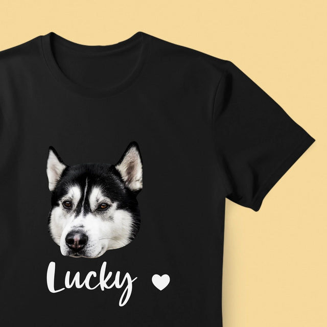 Ihr Avatar: Der Kopf Deines Hundes - T-Shirt Für Herren