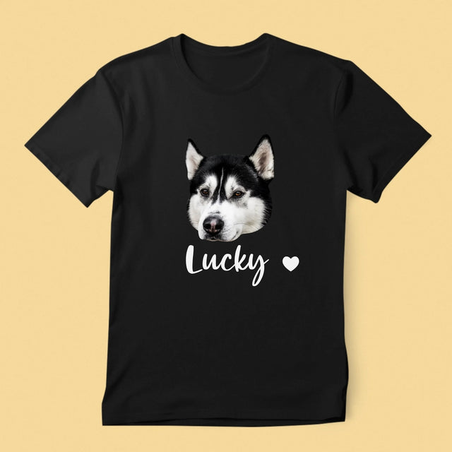 Ihr Avatar: Der Kopf Deines Hundes - T-Shirt Für Herren