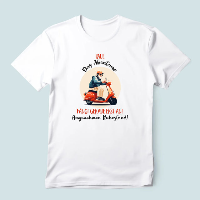 Name Und Unterschrift: Das Abenteuer Fängt Gerade Erst An - T-Shirt Für Herren