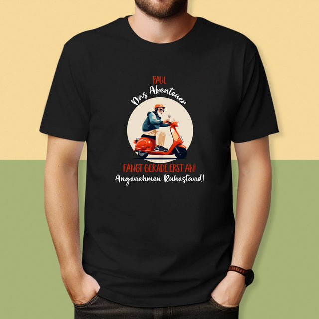 Name Und Unterschrift: Das Abenteuer Fängt Gerade Erst An - T-Shirt Für Herren