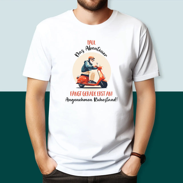 Name Und Unterschrift: Das Abenteuer Fängt Gerade Erst An - T-Shirt Für Herren