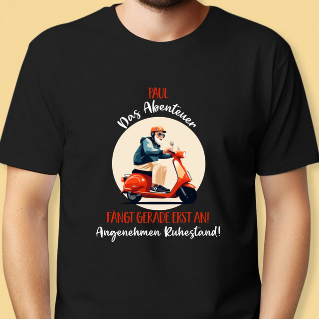 Name Und Unterschrift: Das Abenteuer Fängt Gerade Erst An - T-Shirt Für Herren