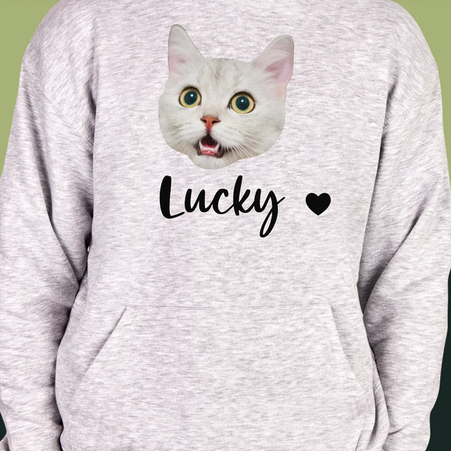 Ihr Avatar: Der Kopf Deines Kätzchens - Kapuzenpullover Für Herren