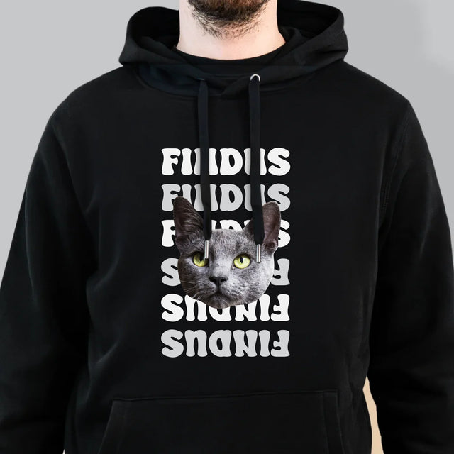 Ihr Avatar: Haustierfoto Mit Namen - Kapuzenpullover Für Herren