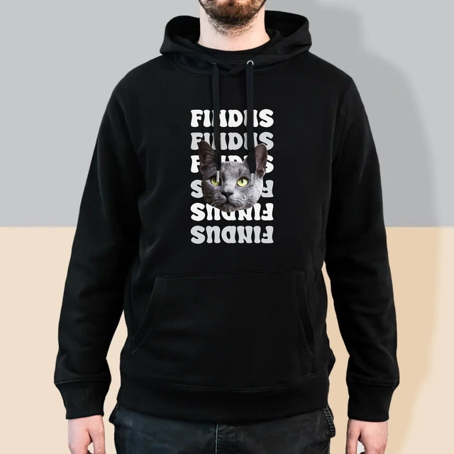 Ihr Avatar: Haustierfoto Mit Namen - Kapuzenpullover Für Herren
