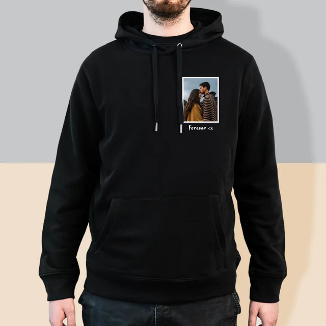 Foto Und Unterschrift: Foto Im Rahmen - Kapuzenpullover Für Herren