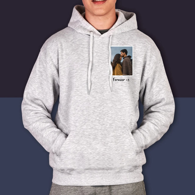 Foto Und Unterschrift: Foto Im Rahmen - Kapuzenpullover Für Herren