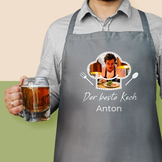 Fotocollage: Bester Koch - Schürze