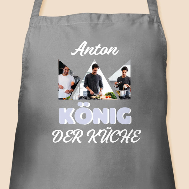 Fotocollage: König Der Küche - Schürze