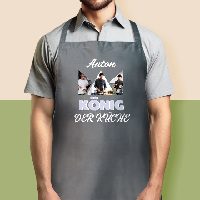 Fotocollage: König Der Küche - Schürze