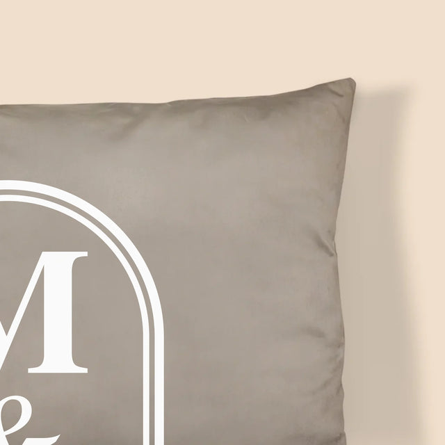 Monogramm: Initialen - Kissen