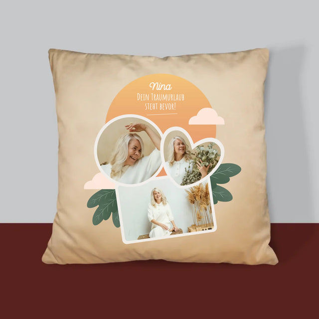 Fotocollage: Traumurlaub - Kissen