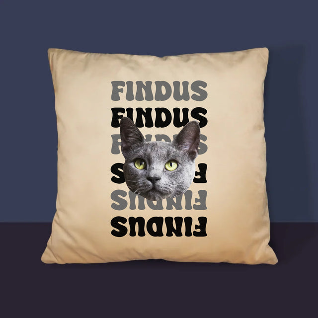 Ihr Avatar: Haustierfoto Mit Namen - Kissen