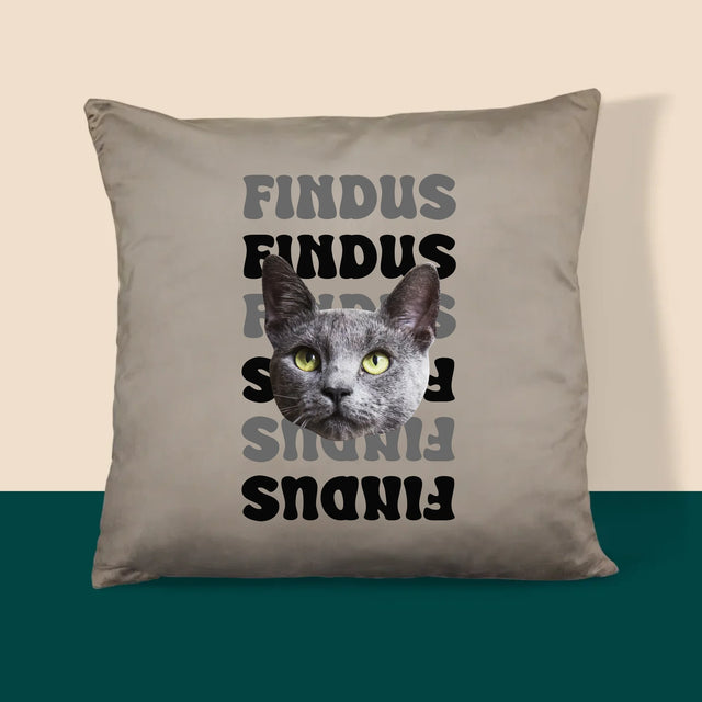 Ihr Avatar: Haustierfoto Mit Namen - Kissen