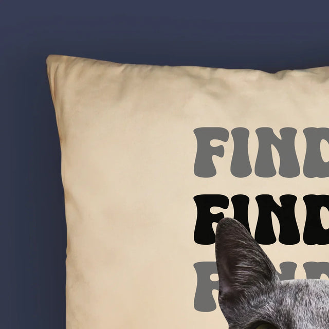 Ihr Avatar: Haustierfoto Mit Namen - Kissen