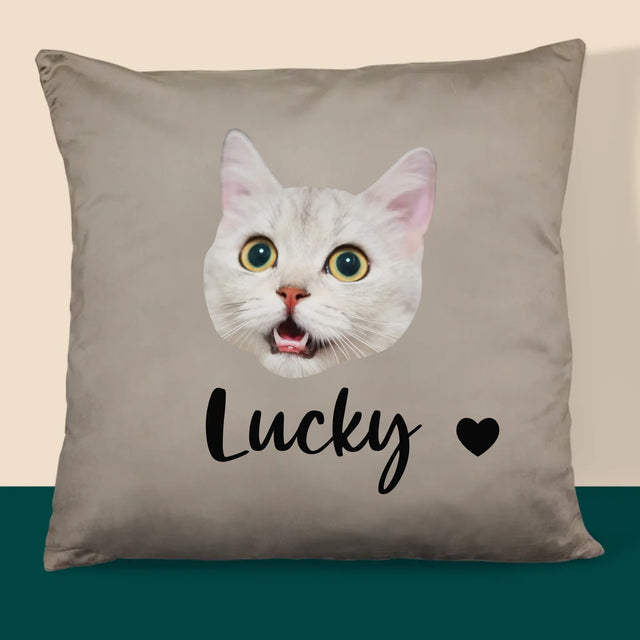 Ihr Avatar: Der Kopf Deines Kätzchens - Kissen