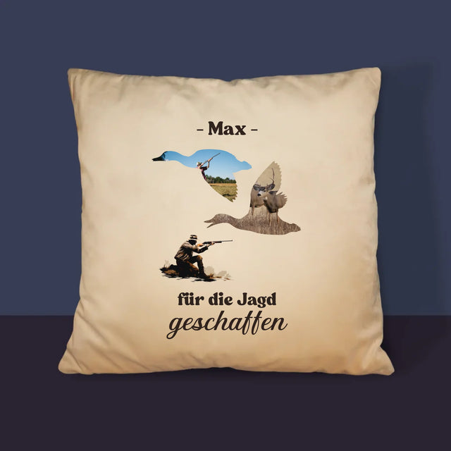 Form-Collage: Für Die Jagd Geschaffen - Kissen