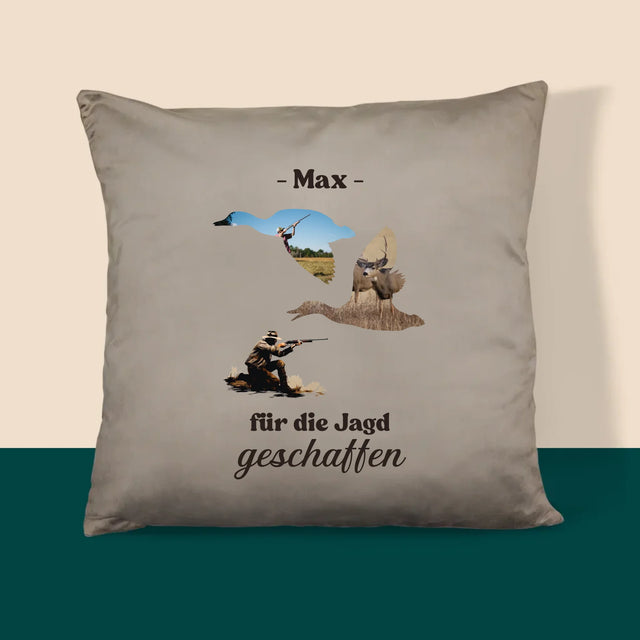 Form-Collage: Für Die Jagd Geschaffen - Kissen