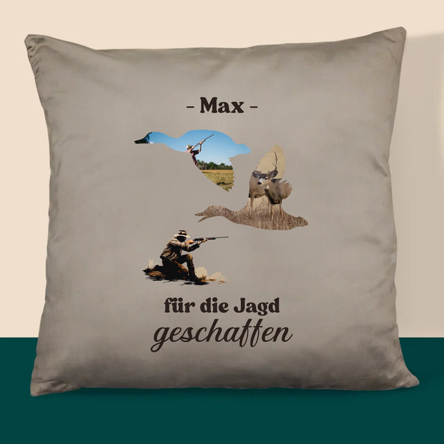 Form-Collage: Für Die Jagd Geschaffen - Kissen