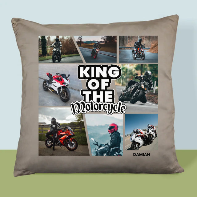 Fotocollage: King Of The Motorcycle - Kissen