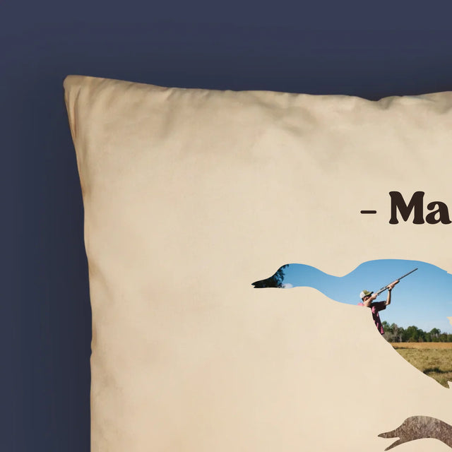 Form-Collage: Für Die Jagd Geschaffen - Kissen