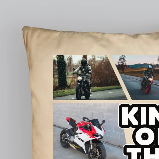 Fotocollage: King Of The Motorcycle - Kissen