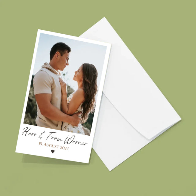 Fotocollage: Herr & Frau - Fotos, Harmonikaartig Gefaltet