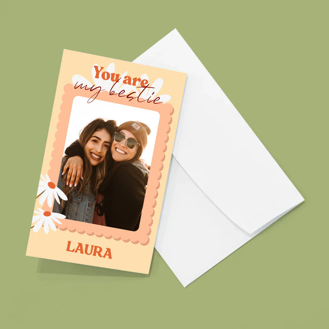 Fotocollage: Besties - Fotos, Harmonikaartig Gefaltet