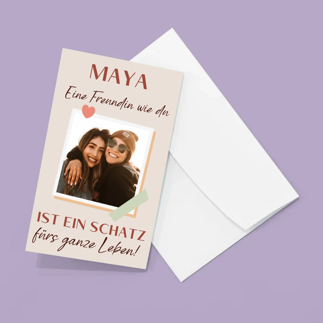 Fotocollage: Freundin Schatz - Fotos, Harmonikaartig Gefaltet