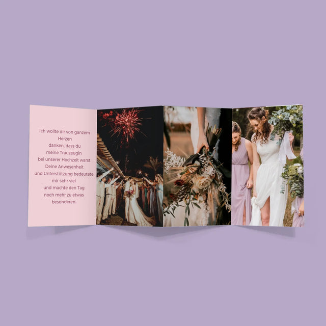 Avatar Creator: Beste Trauzeugin - Fotos, Harmonikaartig Gefaltet