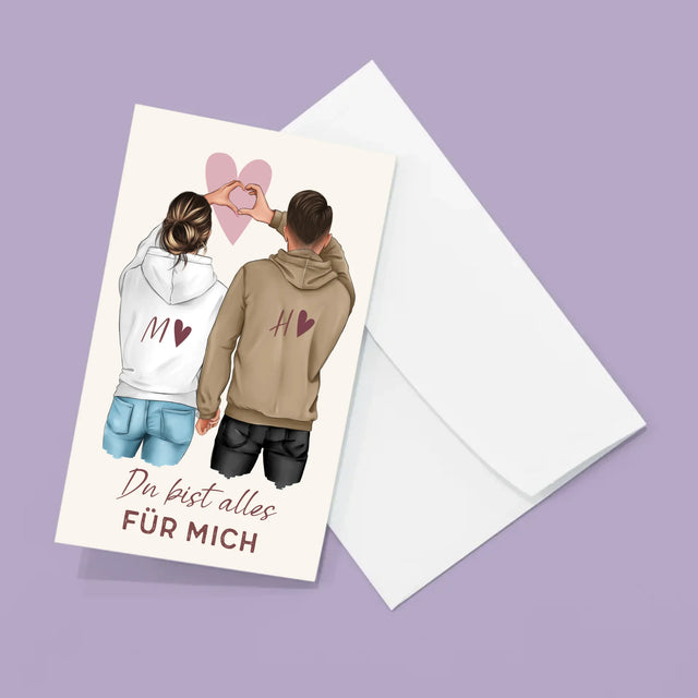 Avatar Creator: Paar Herz - Fotos, Harmonikaartig Gefaltet