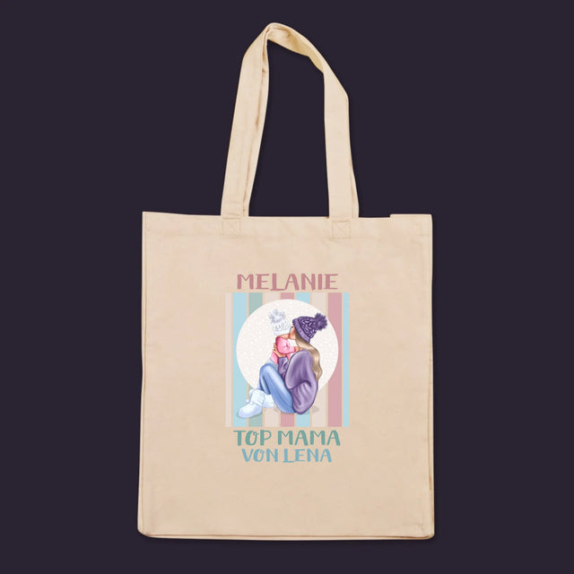 Charakter-Ersteller: Top Mama – bedruckte Canvas-Tasche | DE